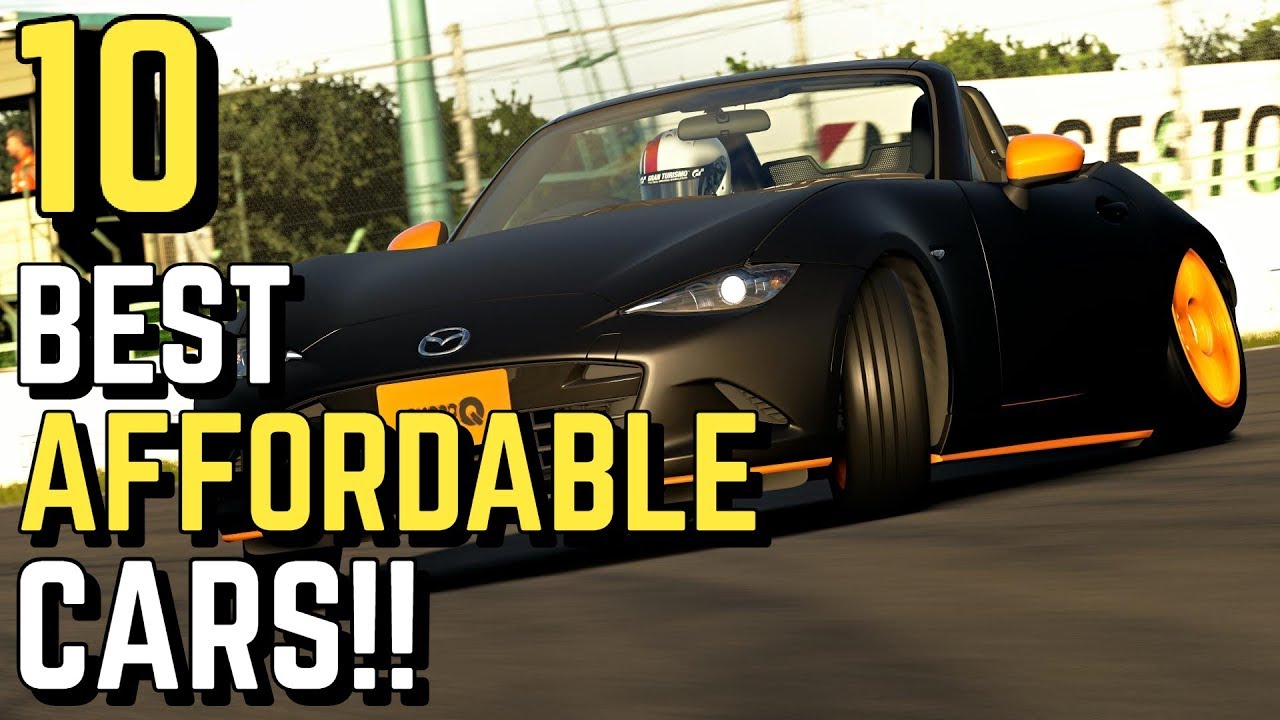 ТОП-10 лучших доступных автомобилей в классе GT Sport!!