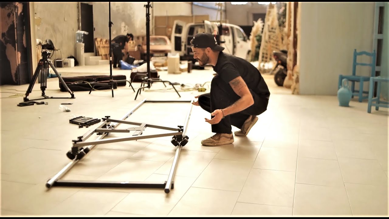 Proaim Swift Camera Dolly with 12ft Straight Track- Portable Dolly for Smooth Shots | Shots