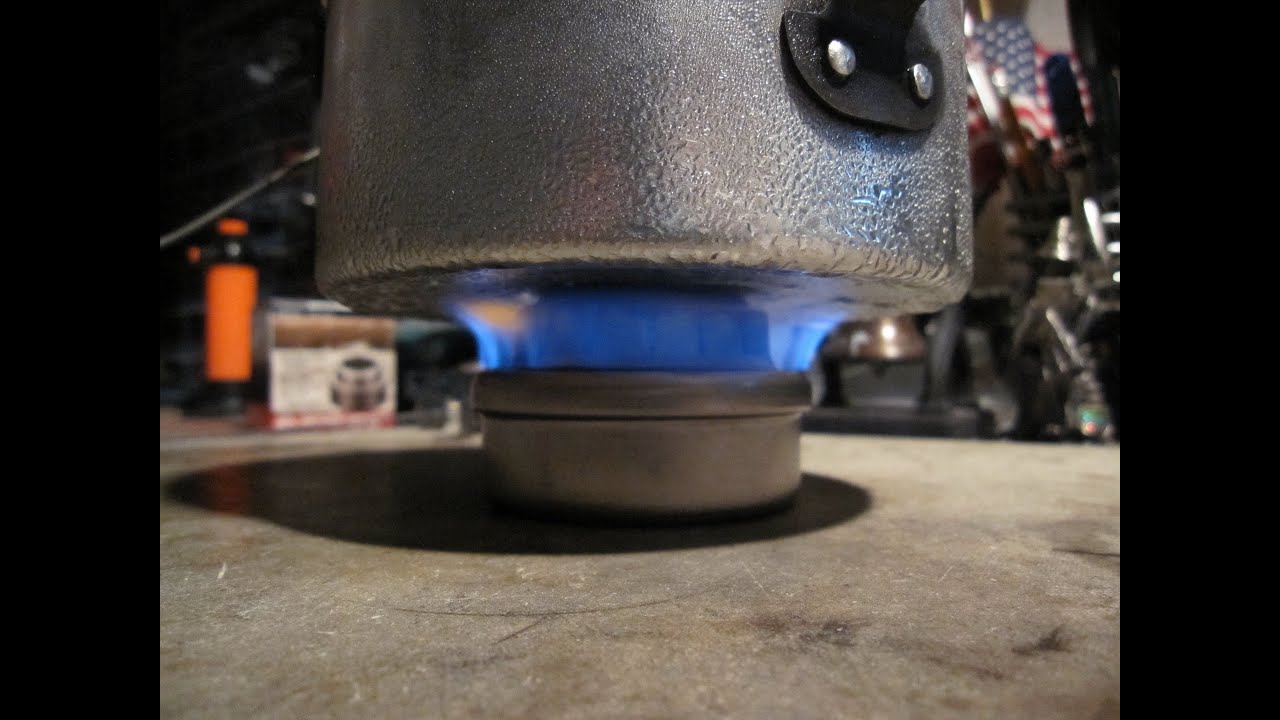 Evernew Titanium Alcohol Stove   Boil Test #3