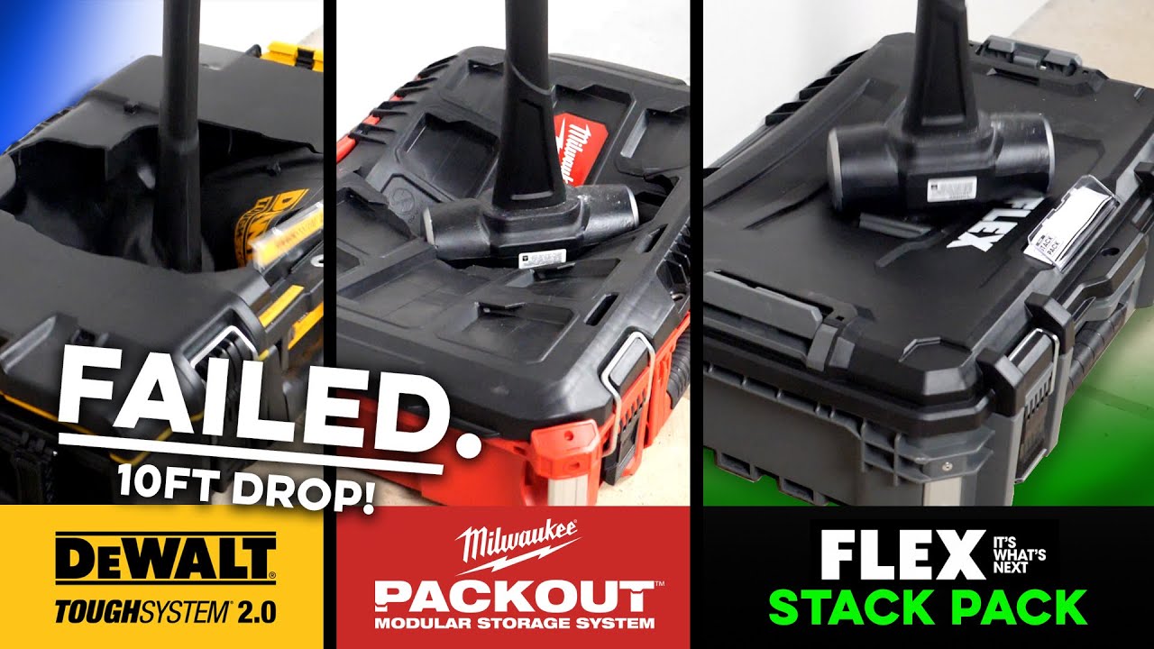 Мы БРОСАЕМ МОЛОТ на новые FLEX STACK PACK, Milwaukee PACKOUT и DeWALT!