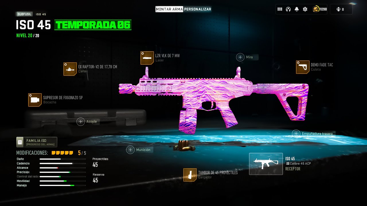 *ROTÍSIMA* la ISO 45 puede VOLVER al META!👑​​| ​la MEJOR CLASE de la ISO 45 en WARZONE 2!​​
