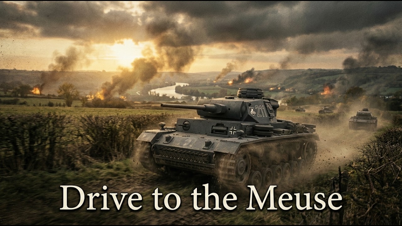 Fall Asleep To | Complete History of the 2nd Panzer Division's Drive to the Meuse | WW2 Documentary