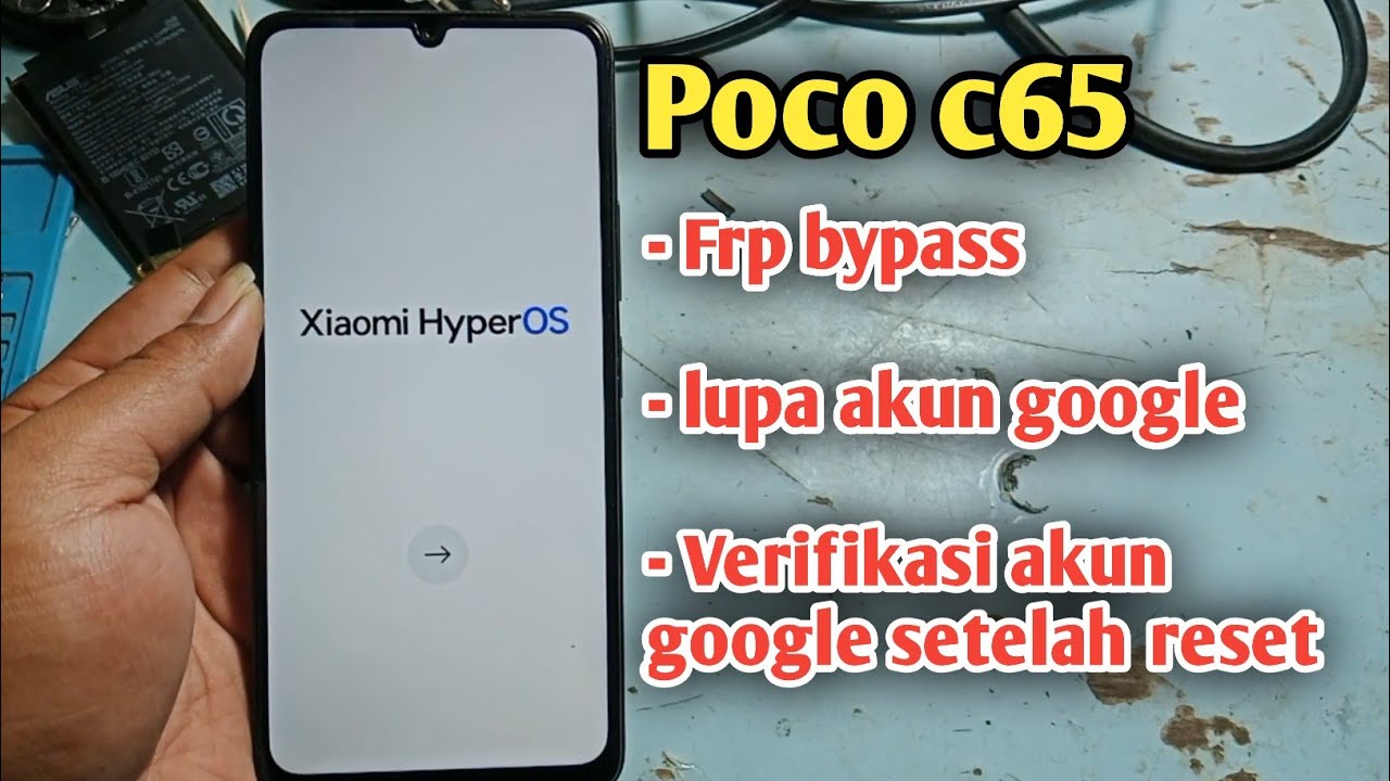Poco c65 frp bypass lupa akun google