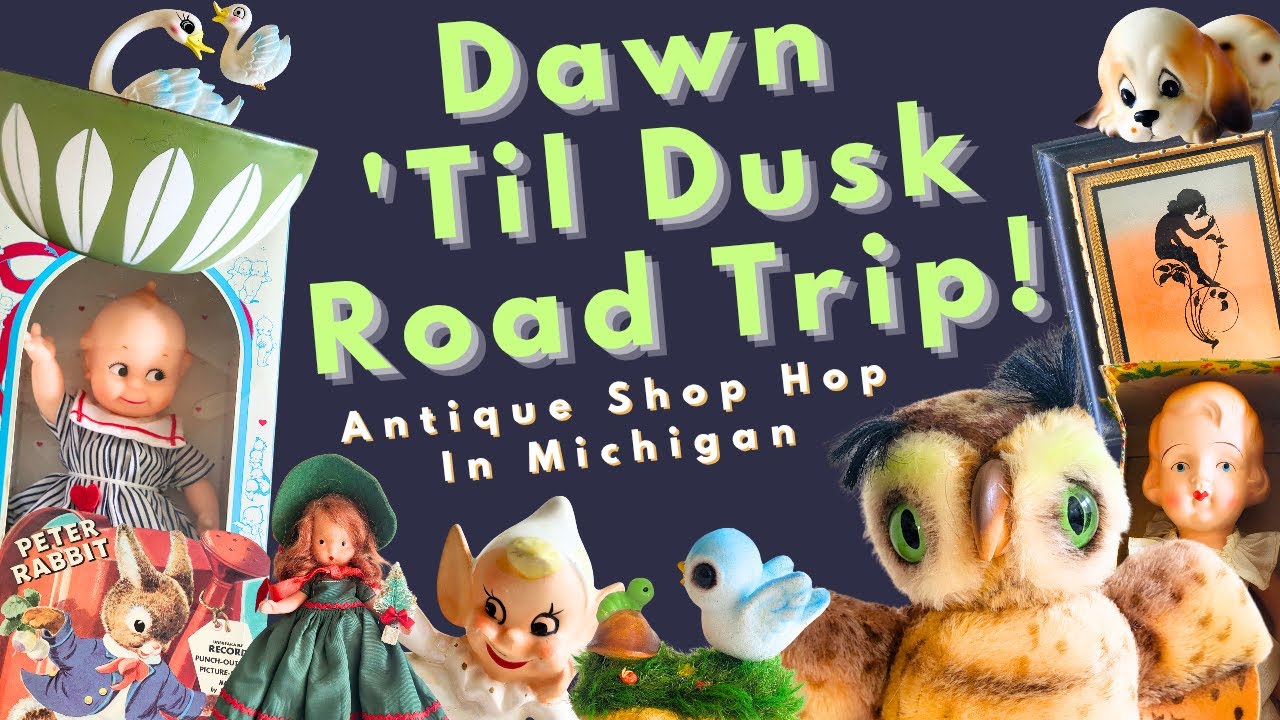 EPIC VINTAGE FINDS! A Full Day of Shopping Around Michigan