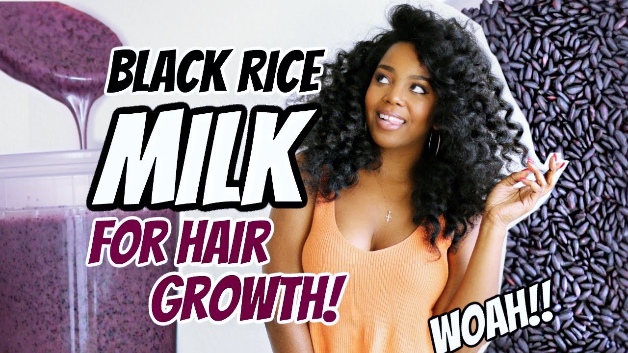 Black Rice MILK For Even Faster Hair Growth!? | Natural Hair | Melissa Denise