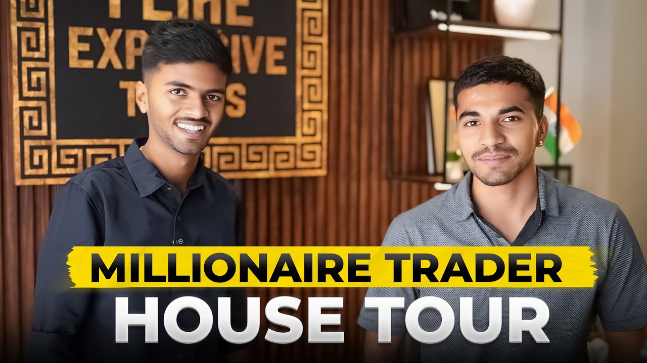 Inside the House of a Millionaire Trader | Stock Burner Office Tour