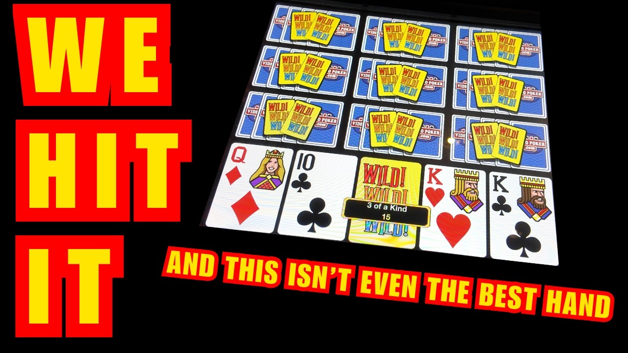 4444 on DDB HIGH LIMIT - Wild, Wild, Wild Poker at $25 a Spin