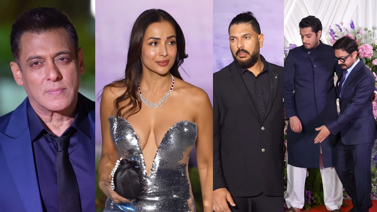 Salman Khan,Malaika Arora,Aamir Khan And Many Celebs At Sooraj Barjatya Daughter Wedding Reception