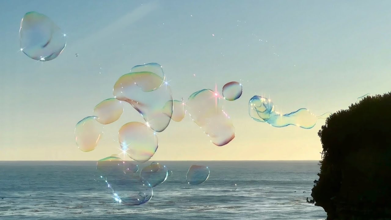 Very Beautiful Giant Bubbles by the Sea along West Cliff