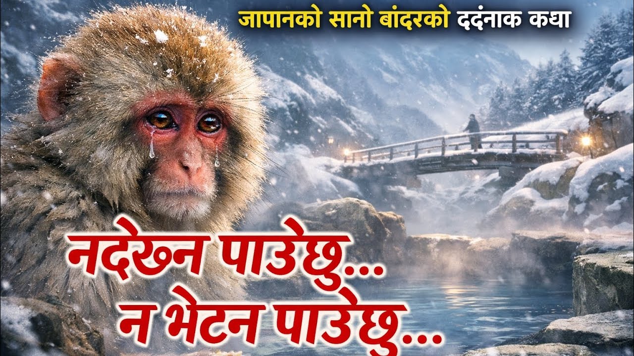 नदेख्न पाउँछु न भेट्न पाउँछु | जापानको सानो बाँदरको पीडादायी कथा गीत