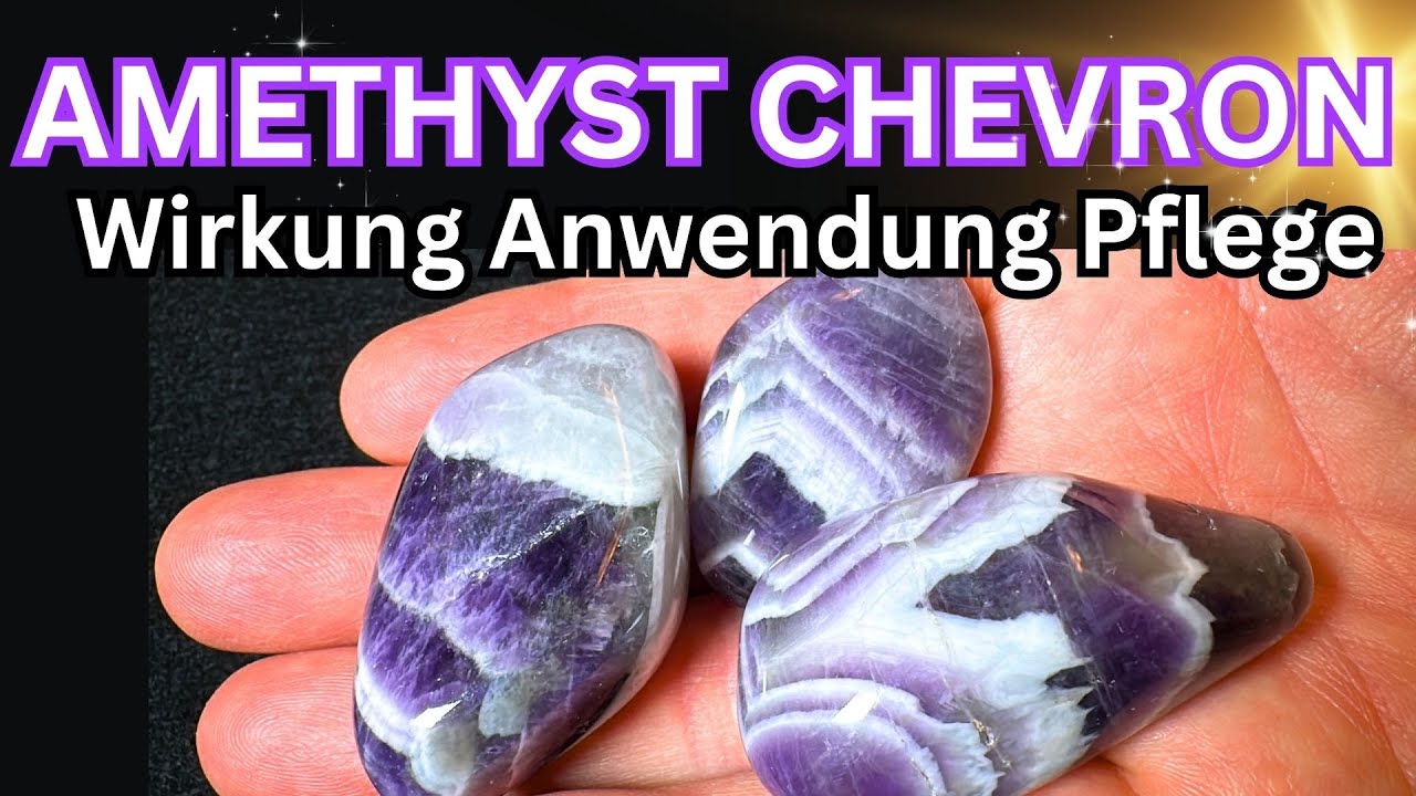 Amethyst Chevron Wirkung & Anwendung als Heilstein 💎 Kristall