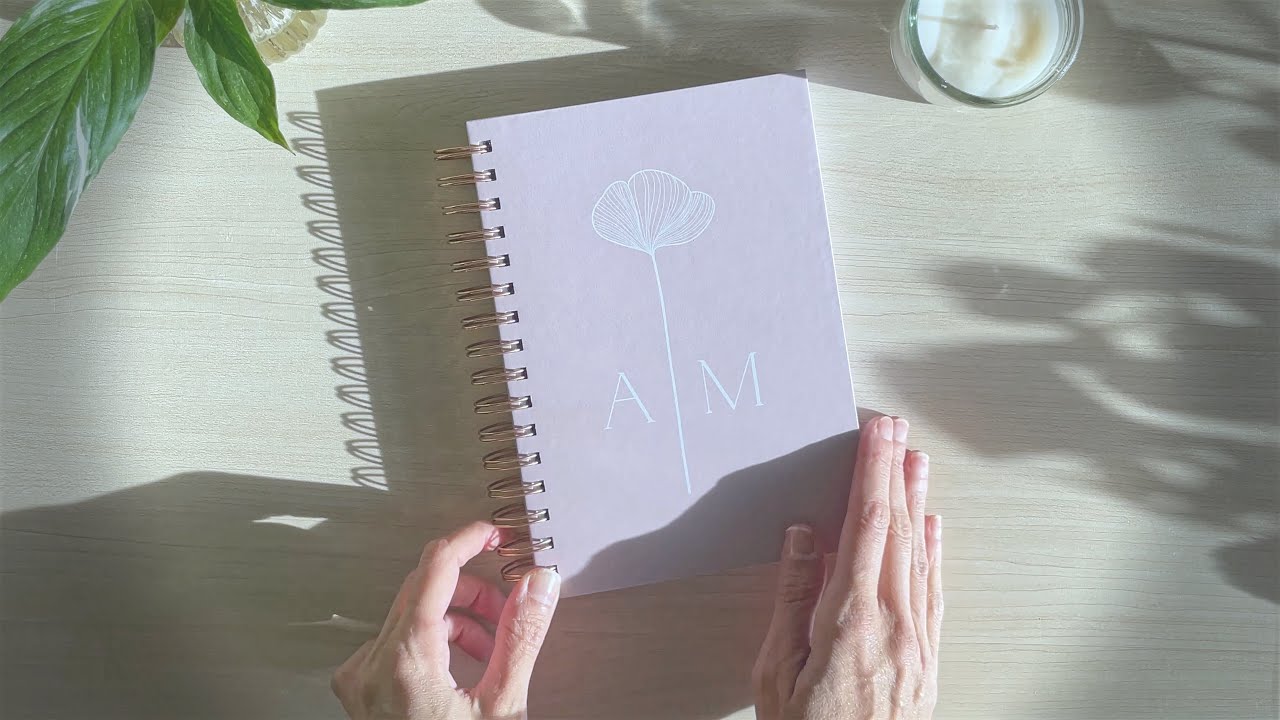 Making a Handmade Custom Hardcover Notebook - ASMR