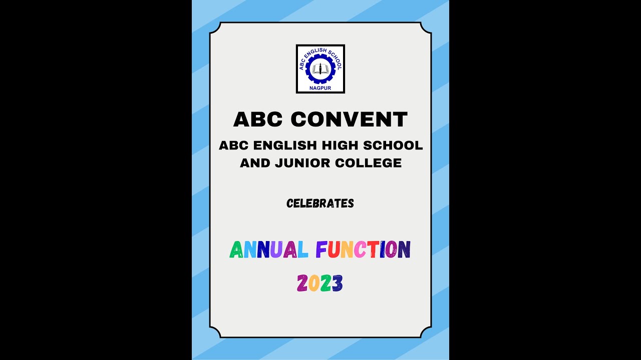 ABC Convent and English High School Annual Function 2023 Videography Part 3