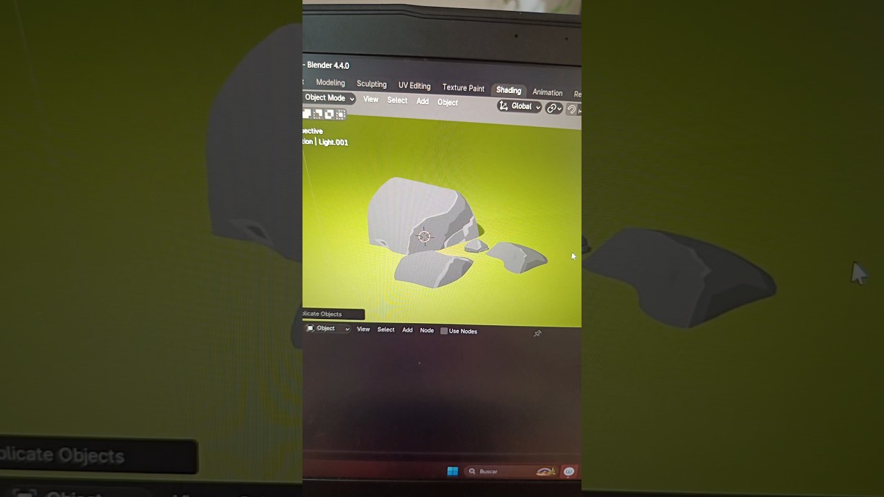 c&oacute;mo hacer una roca estilizada como cartoon en blender 3d #tutorial