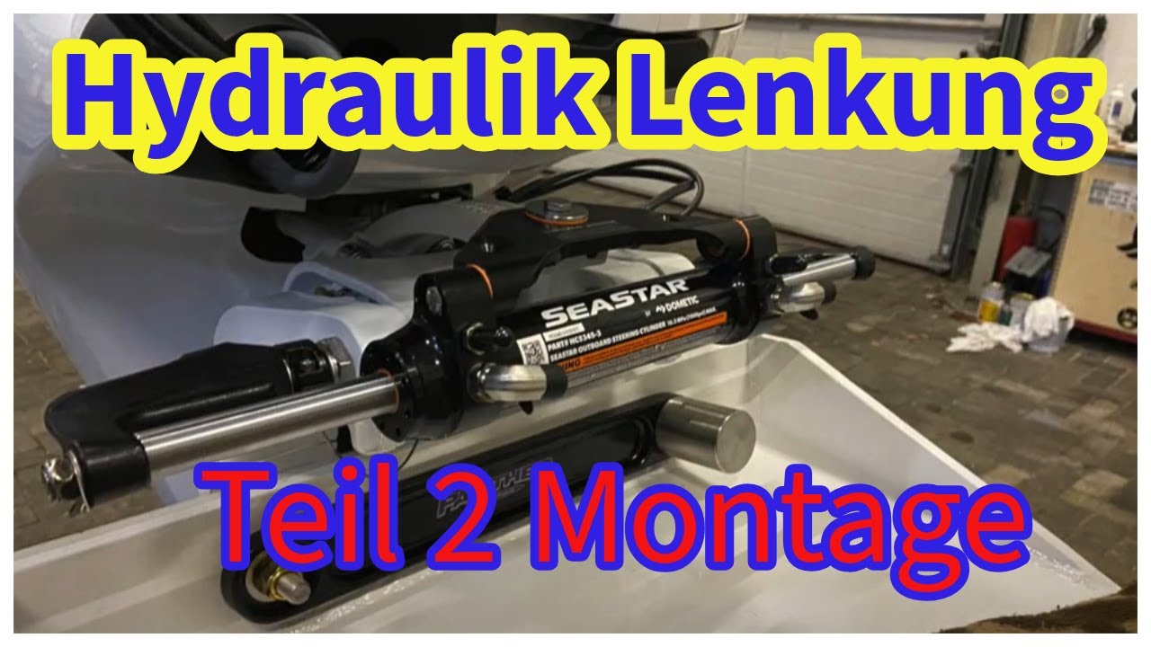 Droste Wassersport OHG / Sea Star Hydraulik Lenkung Teil 2 , Montage