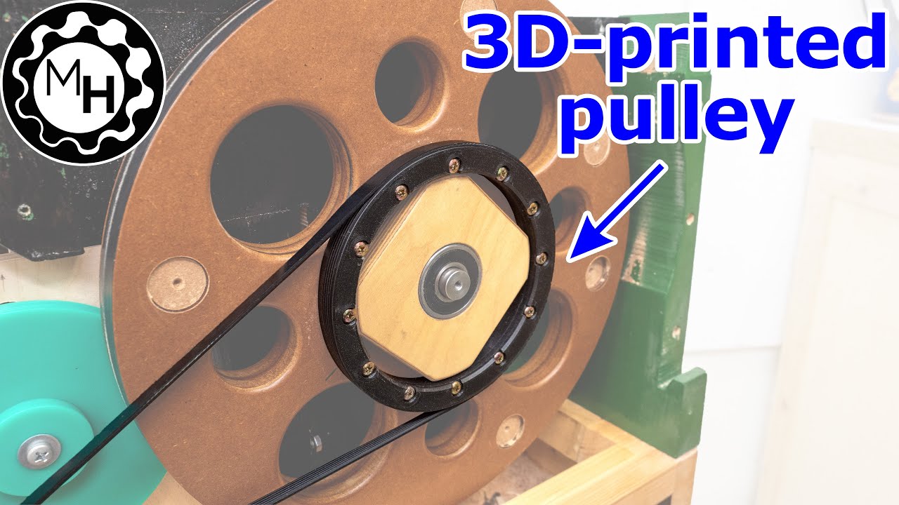 3D-printed Pulley for my Homemade 2HP Bandsaw (Bandsaw Upgrades Part 1)