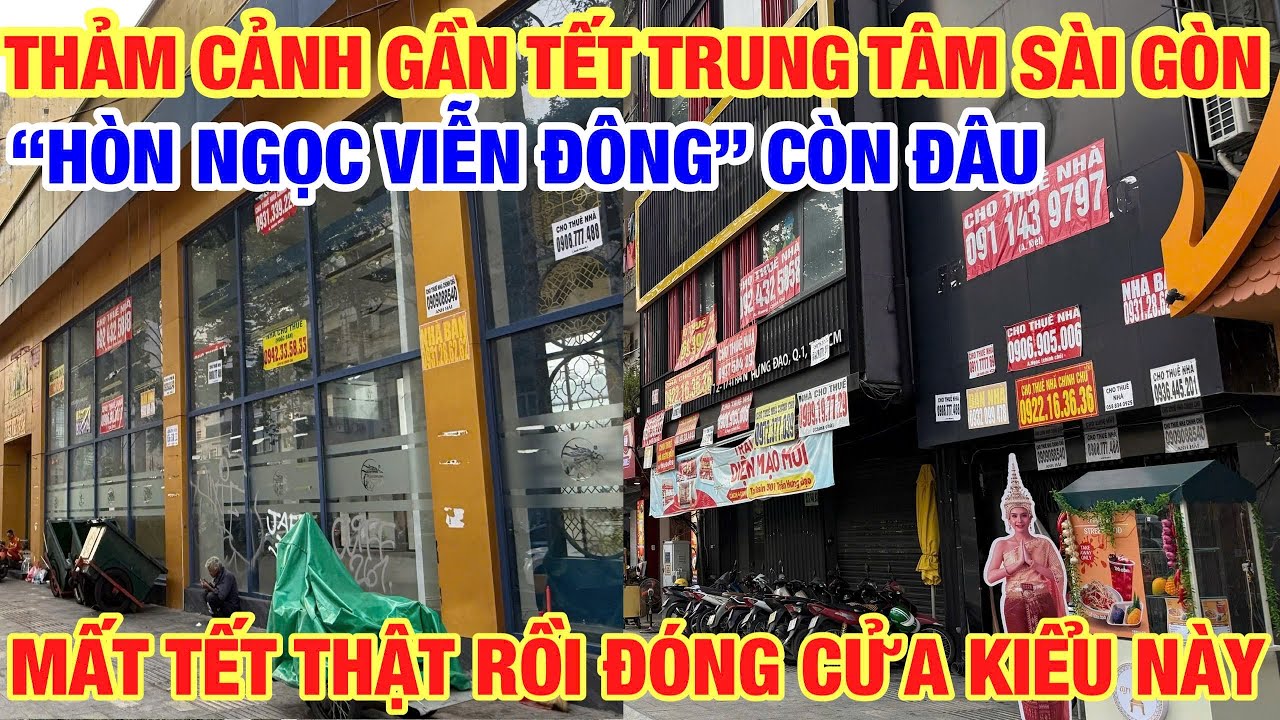 CẢNH TƯỢNG GẦN TẾT SÀI GÒN CHƯA TỪNG THẤY MẤT TẾT THẬT RỒI ĐÓNG CỬA KIỂU NÀY