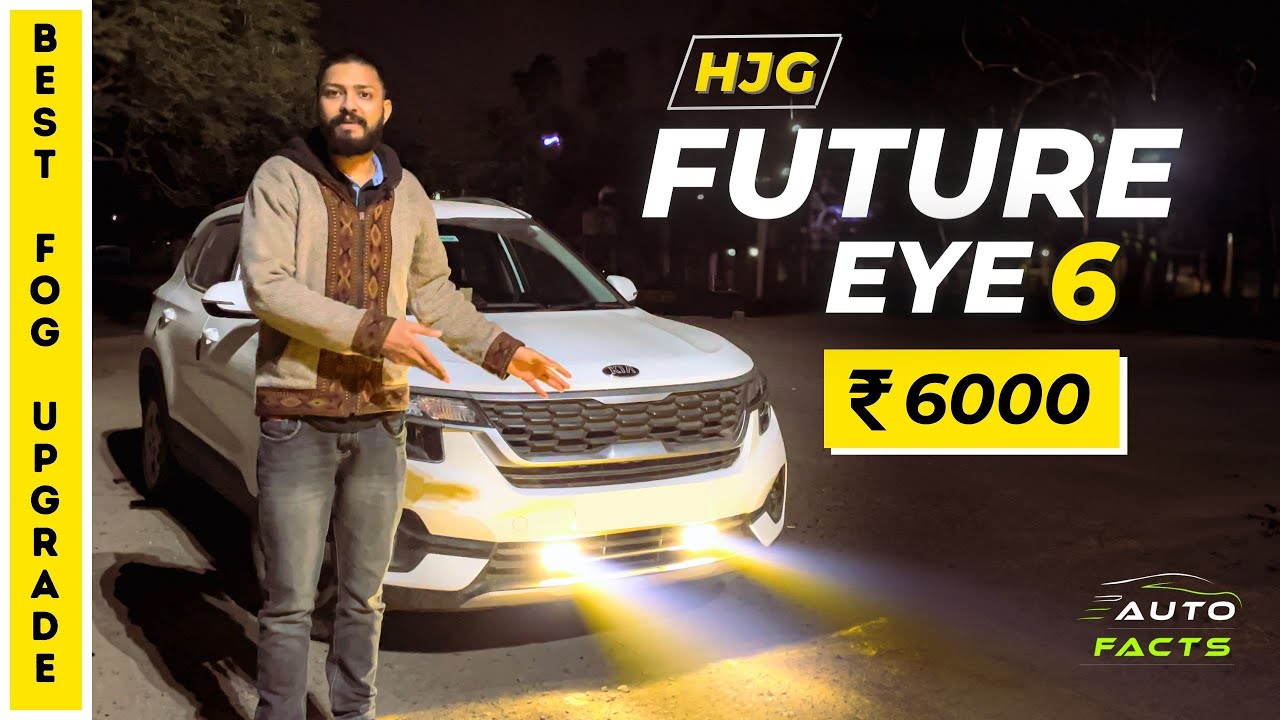 Best Universal Lights for all Cars and Bikes HJG Future Eye 6 installed in Kia Seltos HTK 1.5Diesel