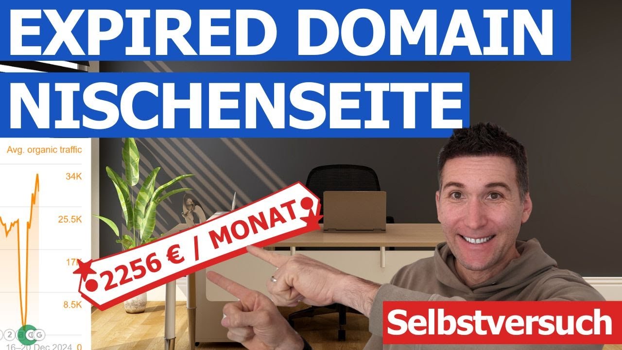 Meine Expired Domain Nischenseite verdient 2256€ / Monat
