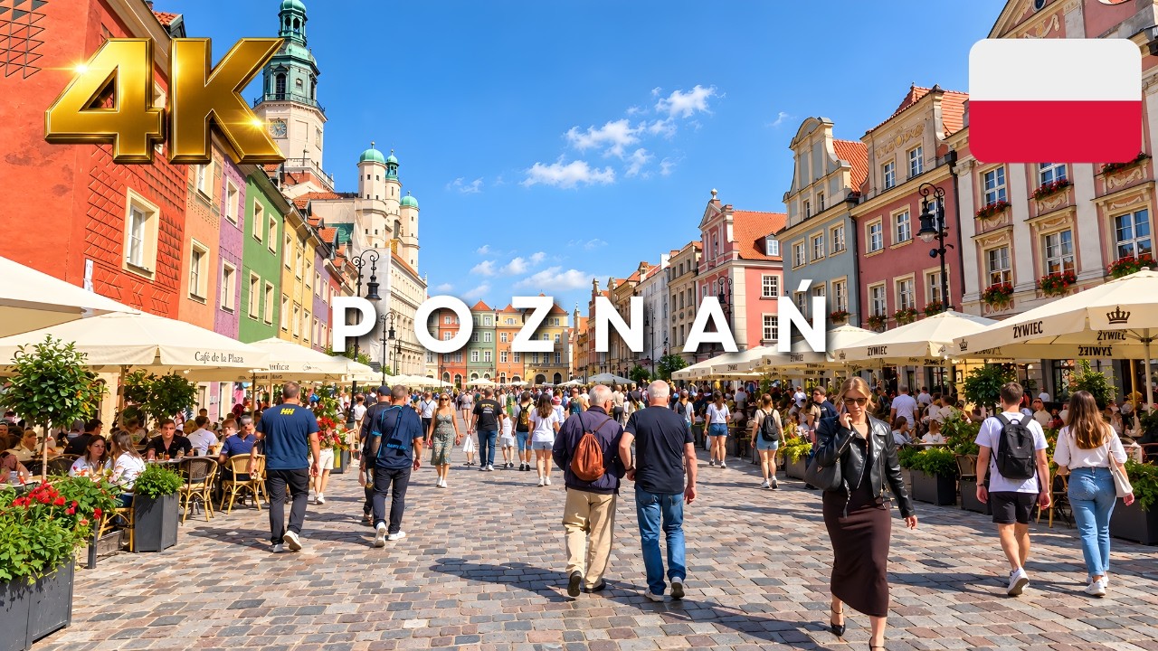 Poznan Old Town Walking Tour (4K) 🇵🇱 | My Favourite City In Poland