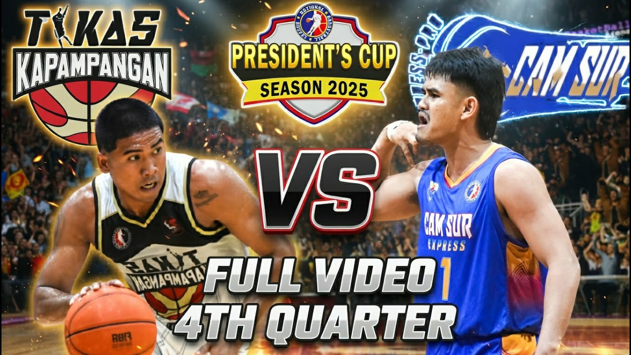 FULL 4TH QUARTER GAME 3 FINALS - TIKAS KAPAMPANGAN vs CAM SUR | NBL President's Cup 2025
