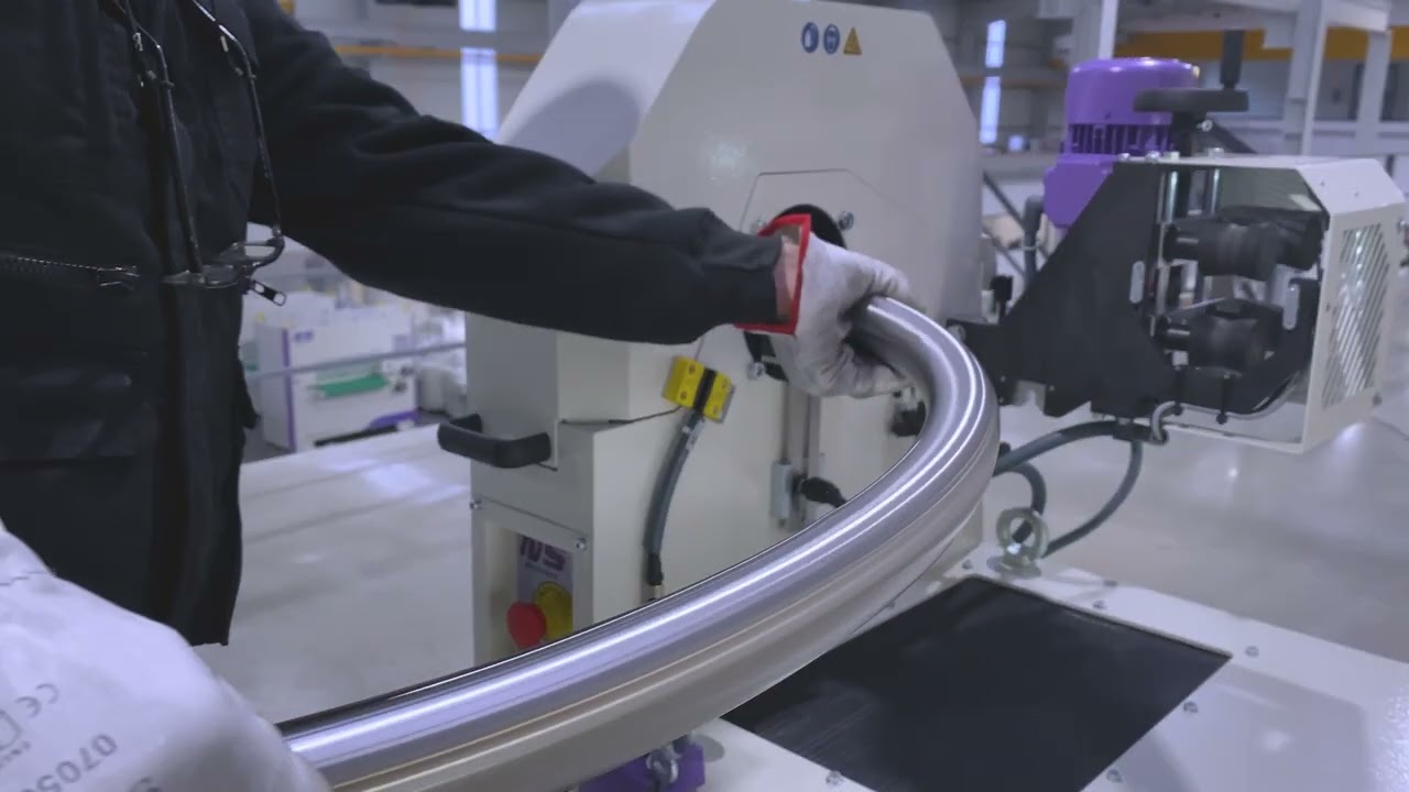 ML100 Round Tube Finishing Machine - New Design Demonstration Video
