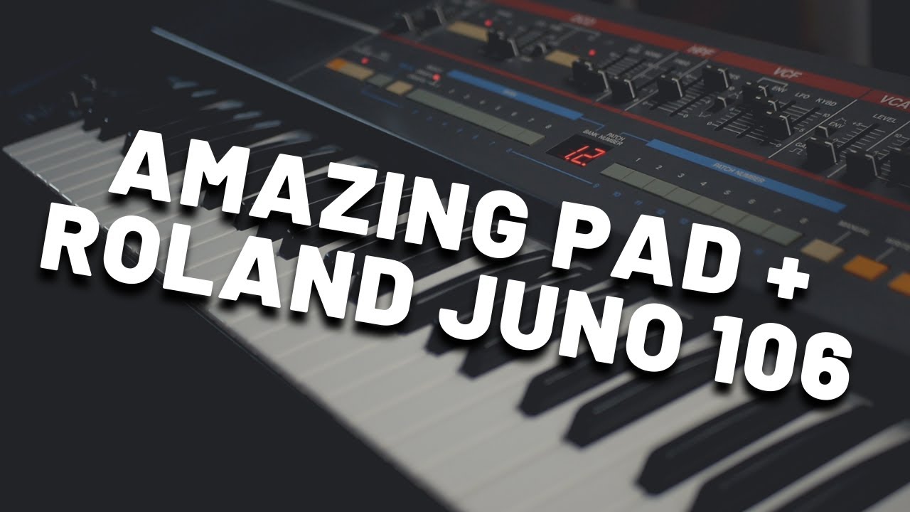 Amazing Pad with Roland Juno-106 | Analog Synth Demo (No Talking)