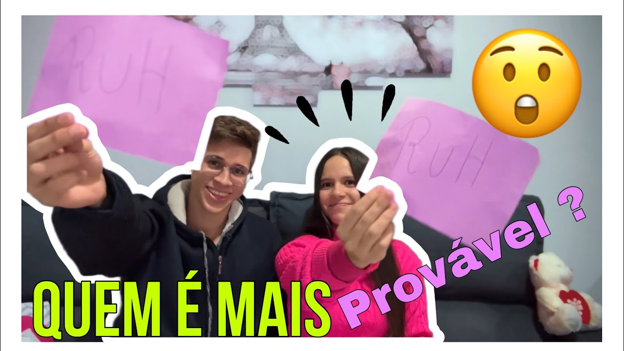 QUEM É MAIS PROVÁVEL?🫣-Ruh e Biel