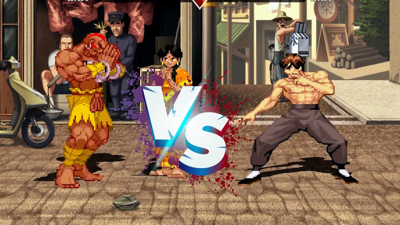 Dhalsim Vs Feilong | SF MUGEN