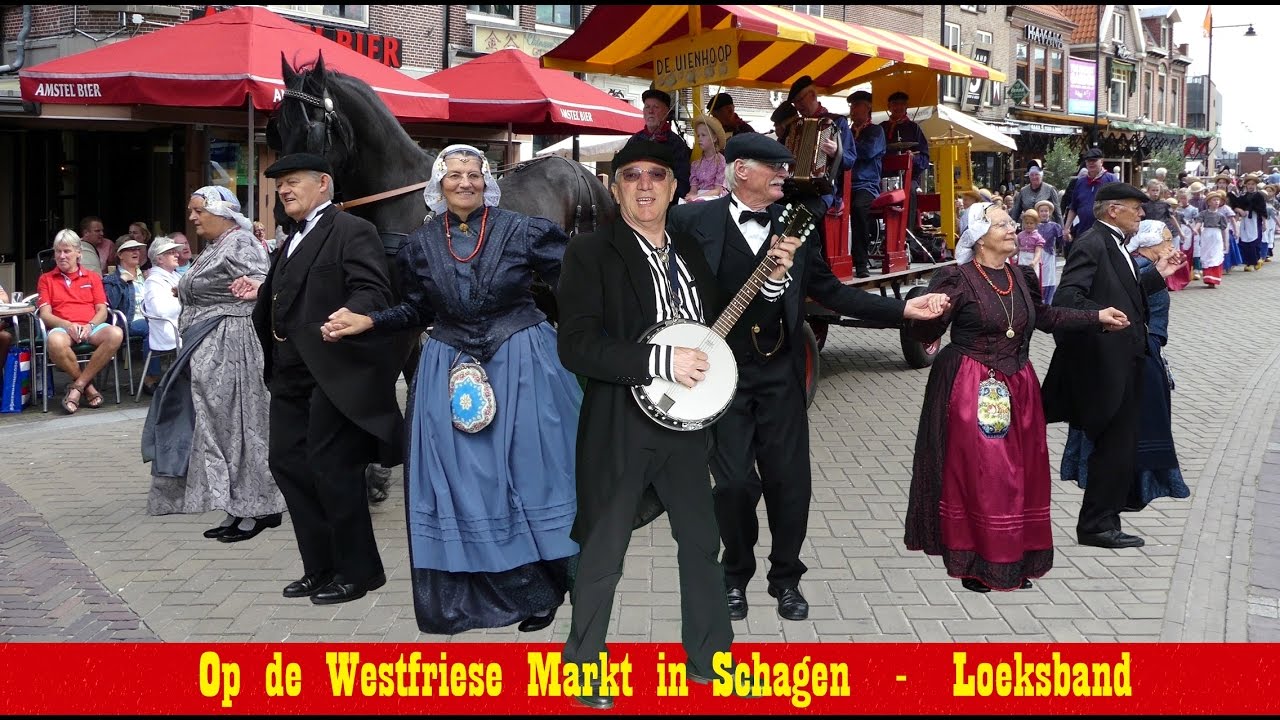 Op de Westfriese Markt in Schagen - Loek 's Oneman Band