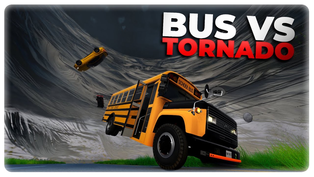 School Bus VS EF5 Tornado! | BeamNG.Drive