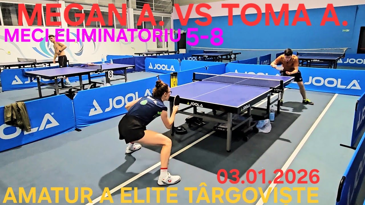 Amatur A Elite Megan A. vs Toma A., eliminatorii 5-8, Târgoviște 03.01.2026