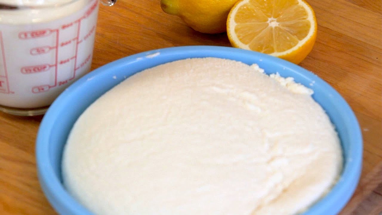 Homemade ricotta cheese - baby food recipe +6M