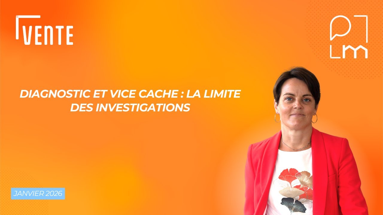 Diagnostic et vice caché : la limite des investigations