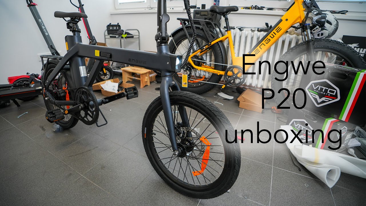 Engwe P20 - torque senzor, futuristický desing a nízká váha 💪. Unboxing 📦