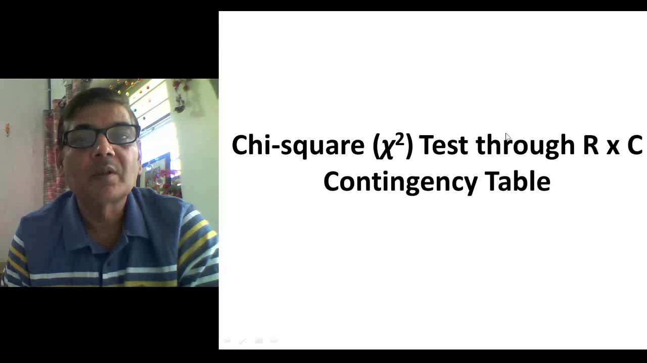 Chi-square Test through RxC Contingency Table