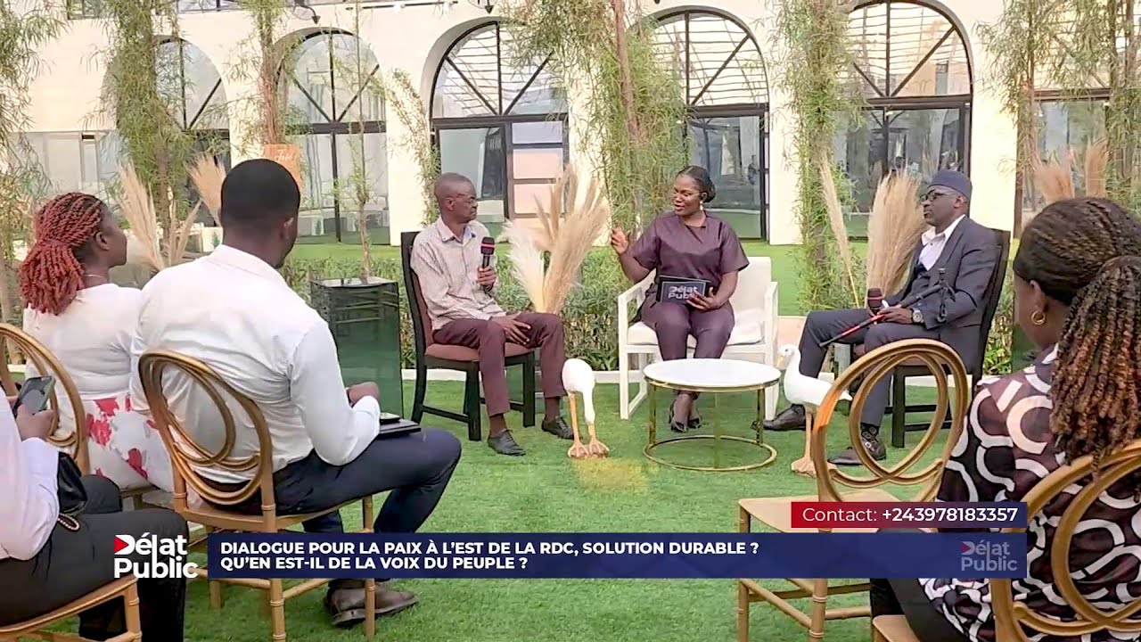 Dialogue pour la paix à l’Est de la RDC, solution durable ? | #DébatPublic