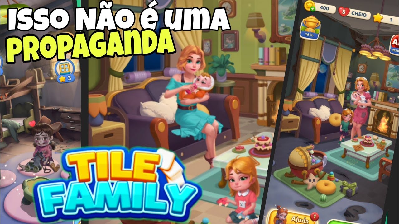 Tile Family | O Que &eacute; Esse Jogo de Puzzle Gr&aacute;tis Pra Download| Como joga e Vale a Pena?
