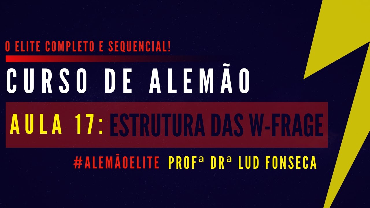 W-FRAGE - COMO USAR? [Curso Elite] [Aula #17]