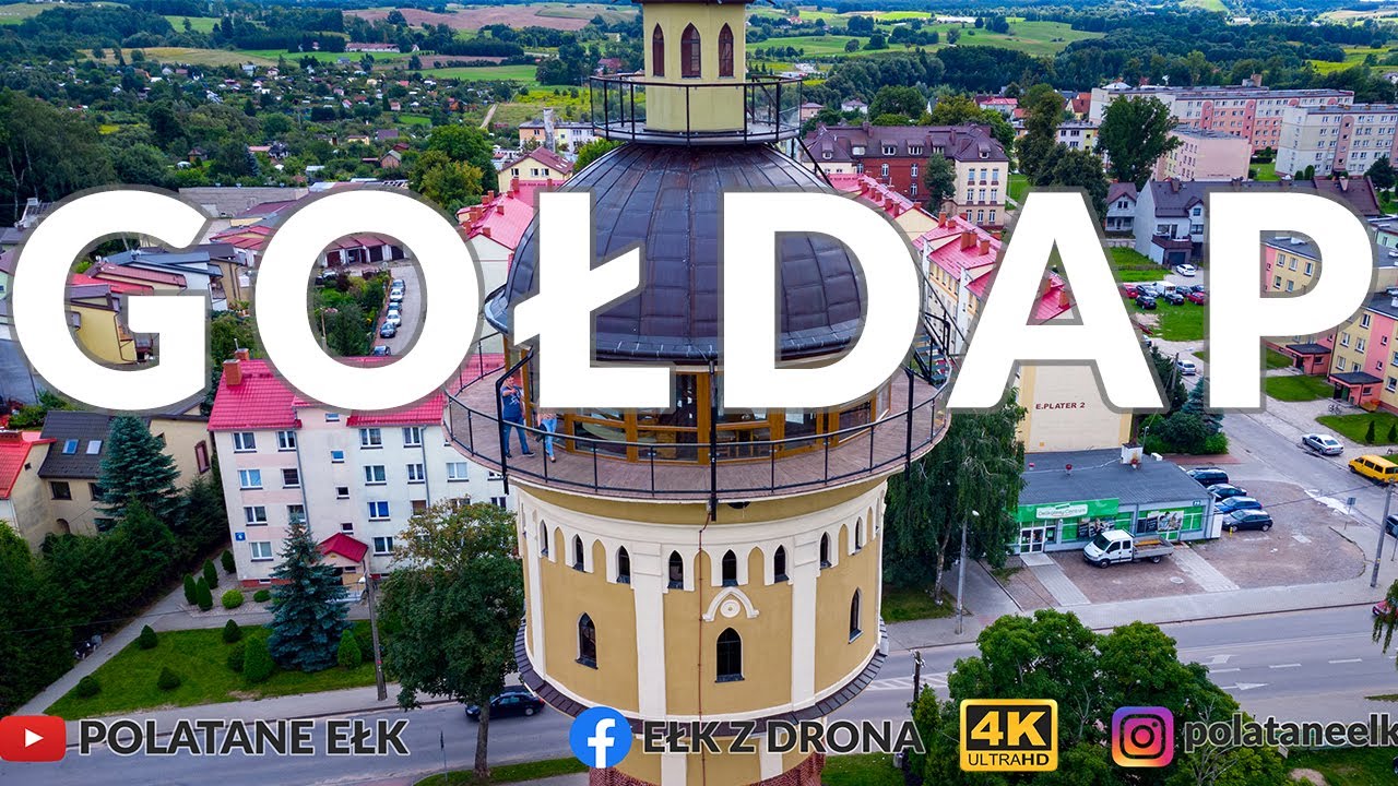 Gołdap z drona - 22 Sierpnia 2021