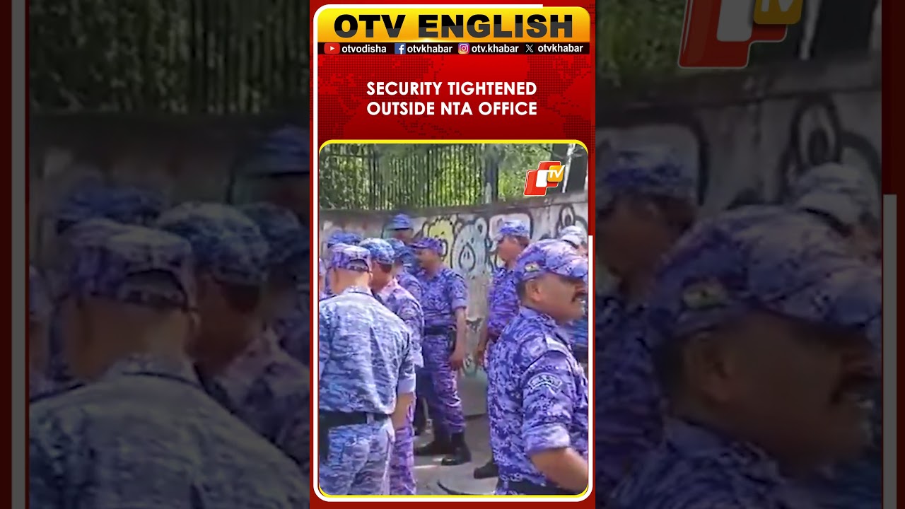 NEET-UG Paper Leak: Heavy Security Outside NTA Office Amid NSUI Protest