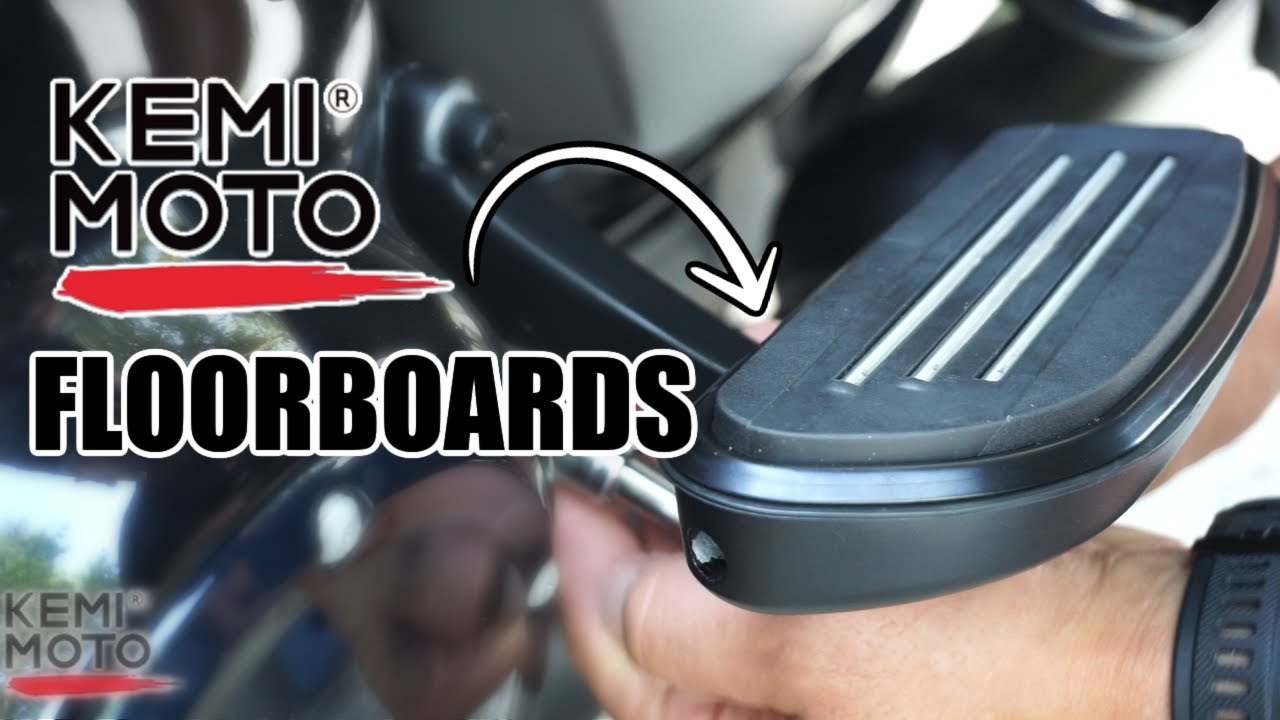 KEMI MOTO Passenger FLOORBOARDS | HOW  To INSTALL