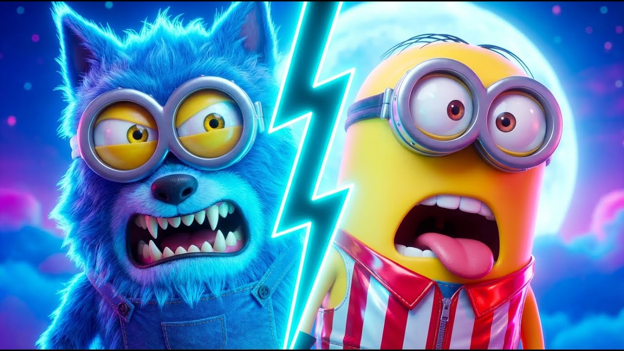 Kevin’s WOLF Transformation! 🐺 Prank Goes Wild | Funny Minions Animation