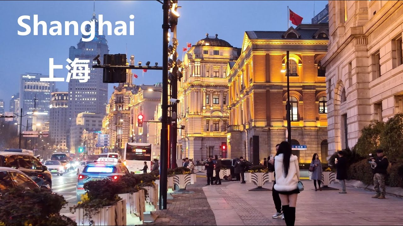 The Bund｜Shanghai City Walking 4K｜BFC Mall｜Riverside Observation Deck｜Residential High Rise Building
