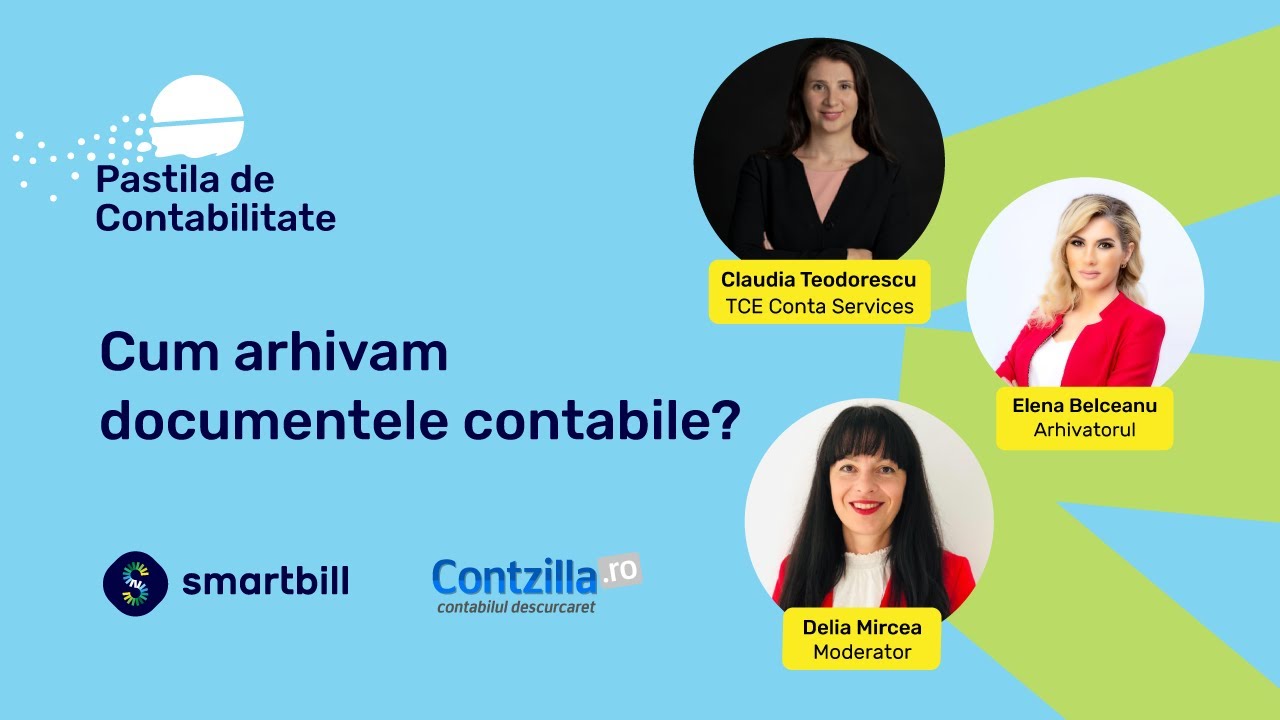#PastilaDeContabilitate [S03/E04] - Cum arhivam documentele contabile?
