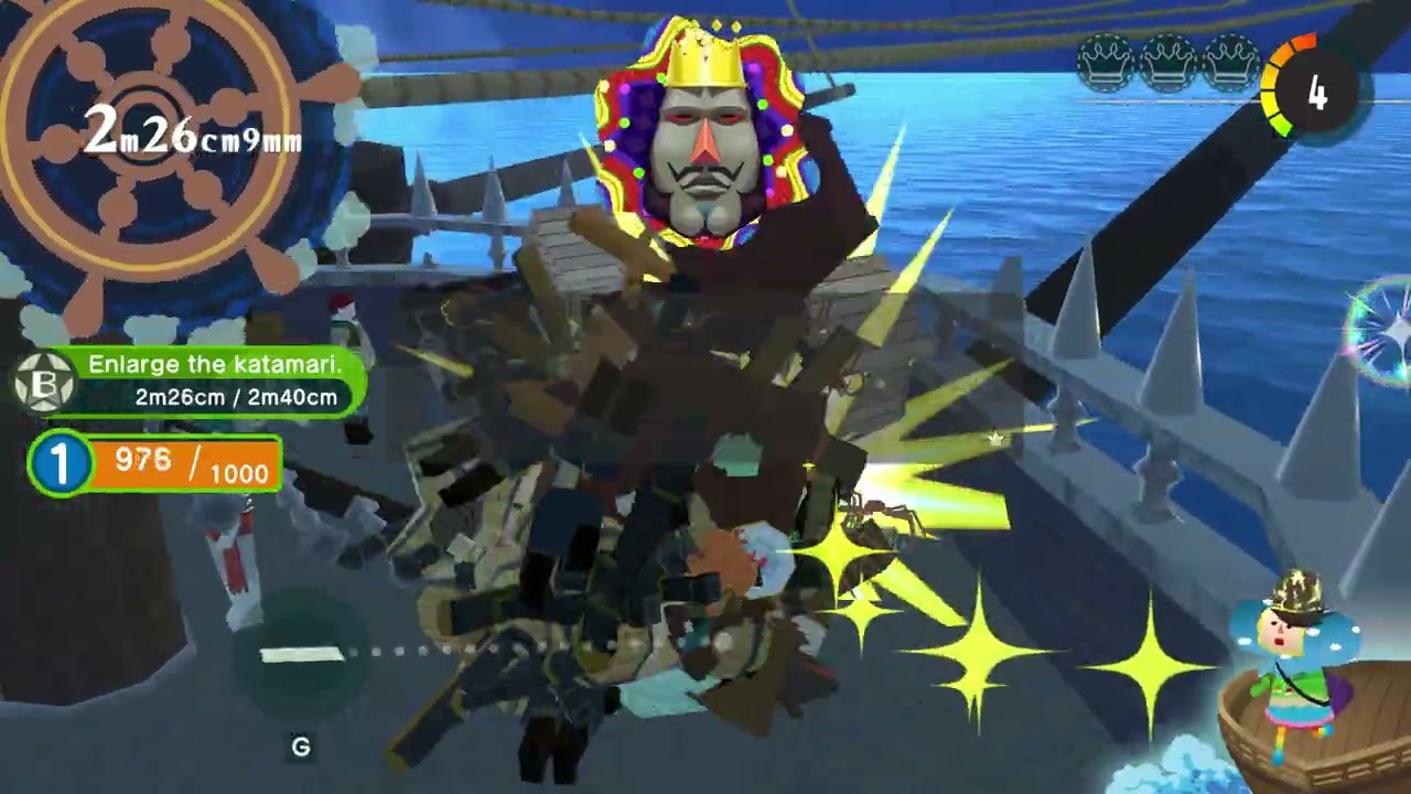 Once Upon A Katamari - As Large As Possible (Sea) - 3m20cm4mm (Ghost Ship Route)