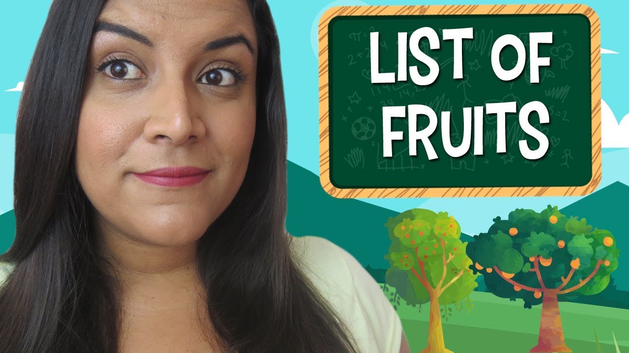 Aprende en Inglés: La lista completa de frutas.