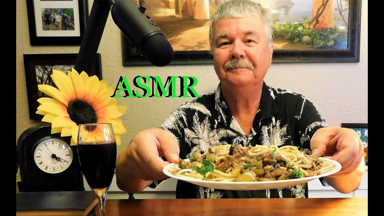ASMR SAUSAGE PASTA MUKBANG