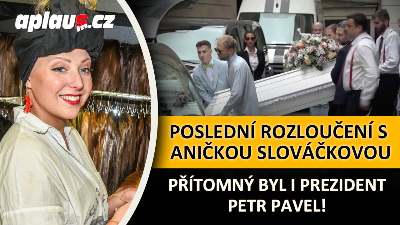 Poslední rozloučení s Aničkou Slováčkovou za přítomnosti prezidenta Petra Pavla #annaslovackova