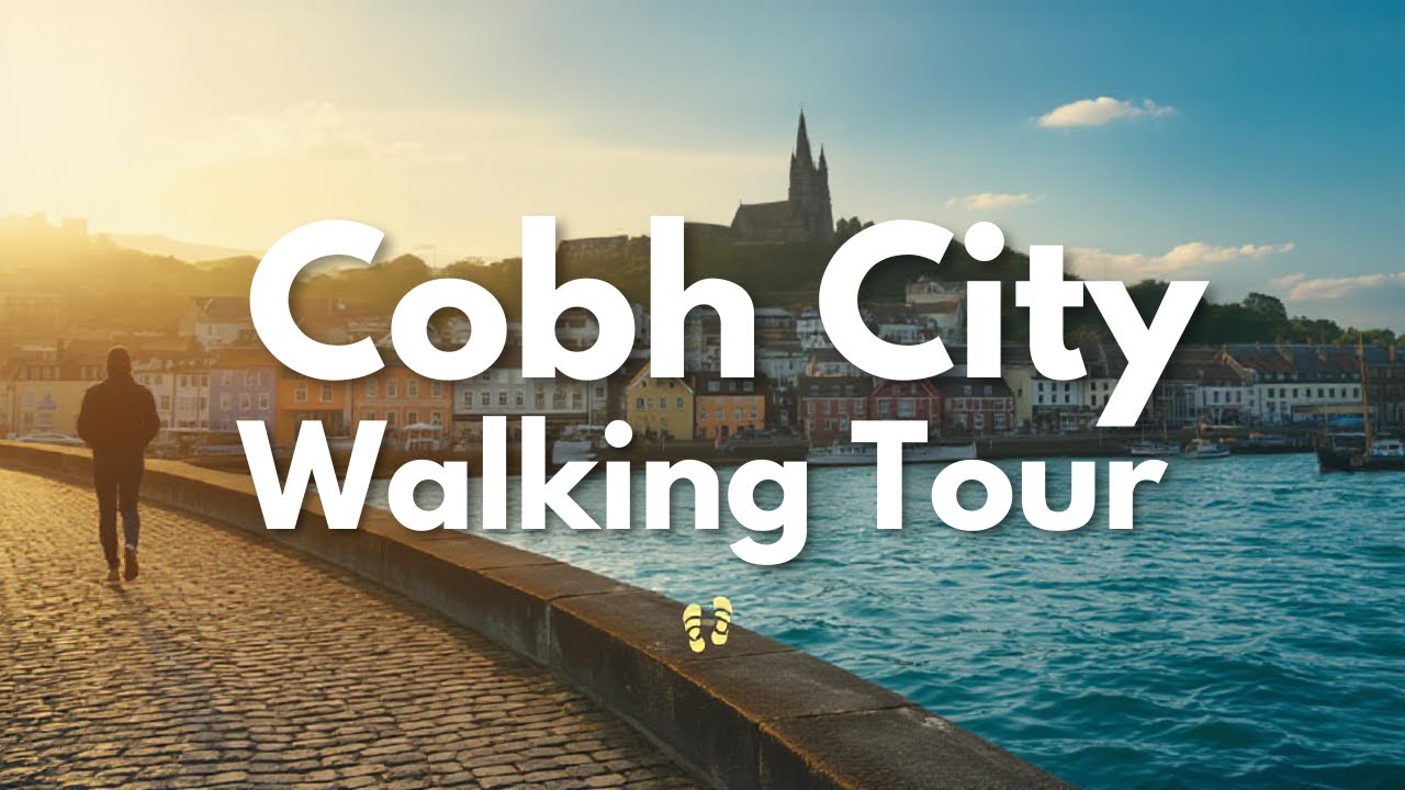 Cobh City Walking Tour 4K @60FPS